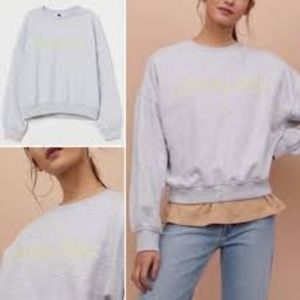 H&M Divided Beverly Hills Sweatshirt size Large gray